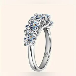 MOISSANITE 3.6ct  5 Stones GRA CERTIFIED